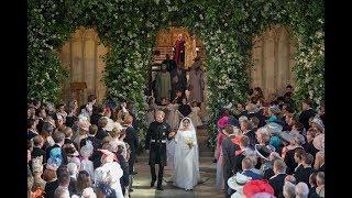 The Royal Wedding: The Duke and Duchess of Sussex process through St George's Chapel