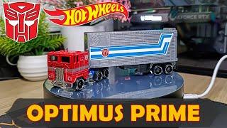 UNBOXING DAN REVIEW HOTWHEELS OPTIMUS PRIME TRANSFORMERS