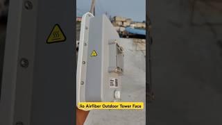 Jio Airfiber Outdoor Unit Tower Face Setup #shortvideo #wifi #jio