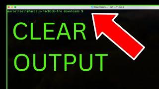 How to Clear Previous Output in Terminal in Mac OS X