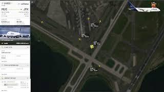 Livestream från Enoks Flightradar & Flightradar Chat MUC-JFK LH410