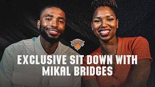 Mikal Bridges sits down with MSG Networks' Monica McNutt | FULL Interview