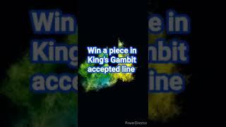 Trap a piece in King's Gambit accepted line | 64 SQUARES OF CHESS | chess trap | chess opening