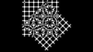 Animation of Grid Illusion Demonstrated by Running a Processing Program