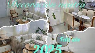  Feliz año nuevo /mi primera decoración del 2025/decoración neutra