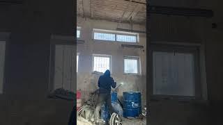 Смывка порошковой краски для дисков #порошковаяпокраска #automobile