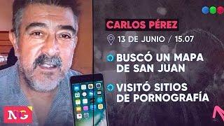 PERICIAS al CELULAR de Carlos Pérez: BÚSQUEDAS y LLAMADOS el día que desapareció LOAN