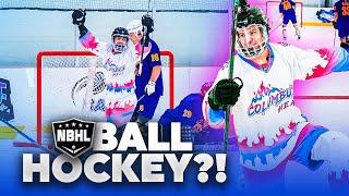 WE TRIED PLAYING IN A PRO BALL HOCKEY TOURNEY...*GONE WRONG*