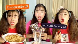 Tổng hợp video siêu hài hước vui nhộn, con em khôn lỏi ăn vụng mà mẹ không xử được
