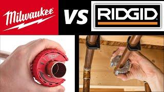 Milwaukee (on sale) VS RIDGID Close Quarter Pipe Cutter - TOOL TIME EP 18