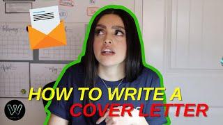 How To Write A Cover Letter 2021 | Wonsulting