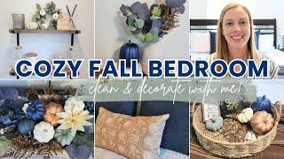 COZY FALL BEDROOM 2024 | FALL BEDROOM CLEAN & DECORATE WITH ME