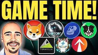 GAME TIME! CRYPTO RISING! SHIBA INU, APECOIN, TERAREUM, APOLLO INU, SHIBTORO & MORE.