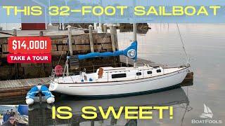 This 32-foot SAILBOAT is SWEET! At $14k this 1972 Irwin Classic is an IDEAL starter boat. FULL TOUR!