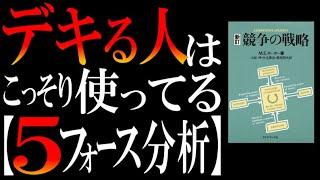 【もはや有料セミナー】日本一わかりやすく「5フォース分析」を解説してみた【ポーターの競争戦略】