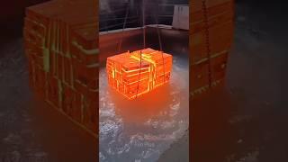 Why Is Red-Hot Iron Dipped in Water? #shorts #Quenching #SteelProcessing