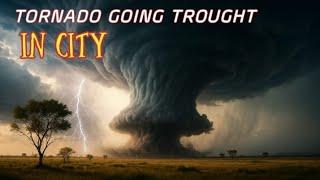 TORNADO GOING TROUGHT IN CITY