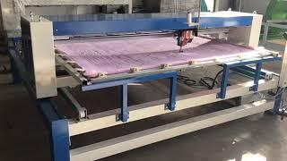 Export single needle quilting machine to North Africa