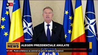 ALEGERI PREZIDENȚIALE ANULATE. PUNCT ȘI DE LA CAPĂT_Știri B1TV_7 dec. 2024