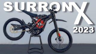 NEW *2023* Surron X Electric Dirt Bike // OFFICIAL Unboxing, Test & Review