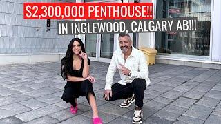 Tour A Luxurious Million Dollar Penthouse In Inglewood, Calgary Ab!