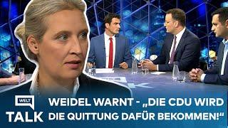 WELT TALK SPECIAL: "Voters want AfD in government!" Alice Weidel sees the CDU facing a major test