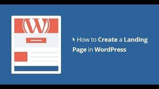 How To Create A Landing Page In Wordpress in Minutes - WP Profit Builder