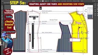 PART 5 how to Draft Jacket side panel Step by Step Guide for   Beginners #topts