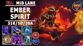 Ember Spirit Mid Lane | 7.32d | Pos 2 ES Play | Dota 2 Immortal Gameplay