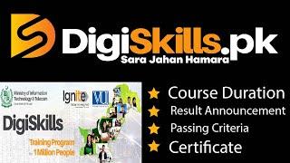 Digiskills.pk | Course Duration | Result | Passing Criteria | Certificate | Earn money online