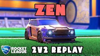 zen Ranked 2v2 POV #580 - zen & Sellars. hated VS velocity & dayyshift - Rocket League Replays