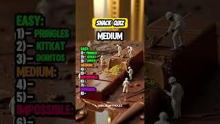 Guess the Snack in 3 Seconds!  #SnackQuiz
