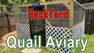 BackYard Quail Aviary - Keeping Coturnix Quail in an outdoor setting.