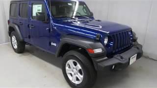 2018 JEEP WRANGLER UL SPORT 23S OCEAN BLUE   stk#14851