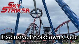 Sky Striker "Exclusive Breakdown Cycle" At Six Flags Great America