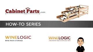 How to Install Wine Logic 18 Bottle Wine Rack - CabinetParts.com