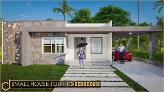 Stunning Small House Design Tour | Modern 3-Bedroom Family Home | Interior & Exterior Tour