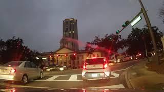 Driving through Downtown Tallahassee, Florida