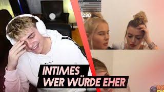 Sehr INTIMES Wer Würde Eher | Houseparty mit EmaxLouise, Maribel | Jonas Stream