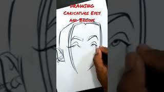 How to Draw Easy Caricature Eyes and Brows