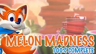 "Melon Madness" 100% Complete - New Super Lucky's Tale