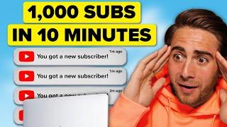 How To Get 1000 Subscribers on YouTube in 10 Minutes (2025 Update)