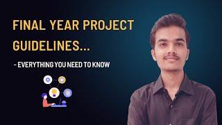 Final Year Project Guidelines | How To Select Final Year Project Topic? | @yogeshborhade24 ​