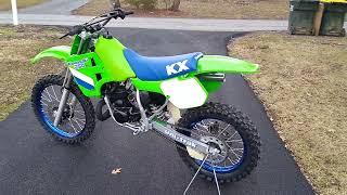 1987 Kawasaki KX250 Restoration - First Start!