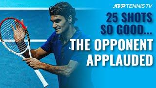 25 Tennis Shots SO GOOD the Opponent Had to Applaud 