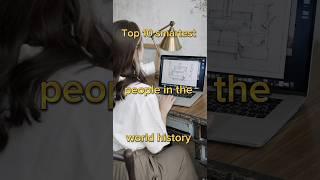 Top 10 smartest people in the world history #shorts #youtubeshorts #smart #facts