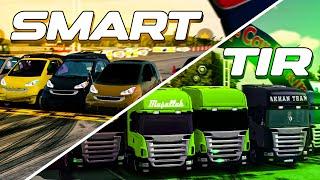 ABSÜRT ARABALARLA YARIŞ YAPTIK !! *Smart Tır Otobüs* | Car Parking Multiplayer