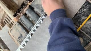 How to bend schluter tile profile