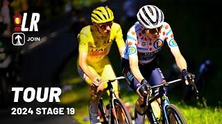 Last Chance For Jonas Vingegaard | Tour de France 2024 Stage 19 | Lanterne Rouge x JOIN Cycling