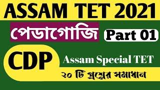 Top 20 CDP MCQs for Assam tet 2021